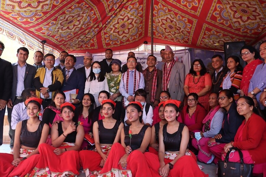 雪漠国际出版助力特里布文大学孔子学院与尼泊尔BUSS中学合作汉语教学成功签约